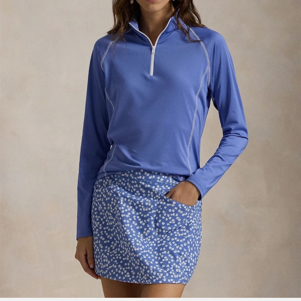 Ralph Lauren RLX Golf Skort NWT $148 Large Golf Concept Blue Multi - Picture 3 of 12